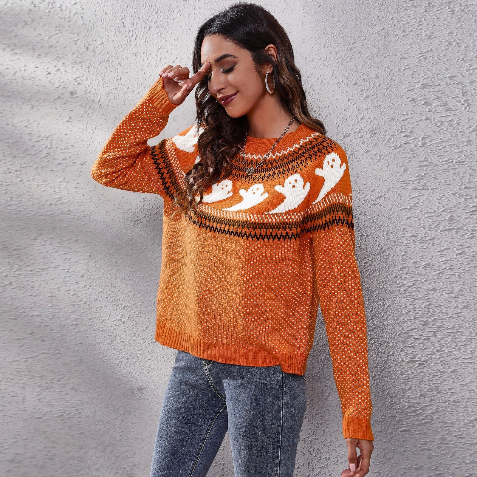 Women's Vintage Long-sleeved Knitwear