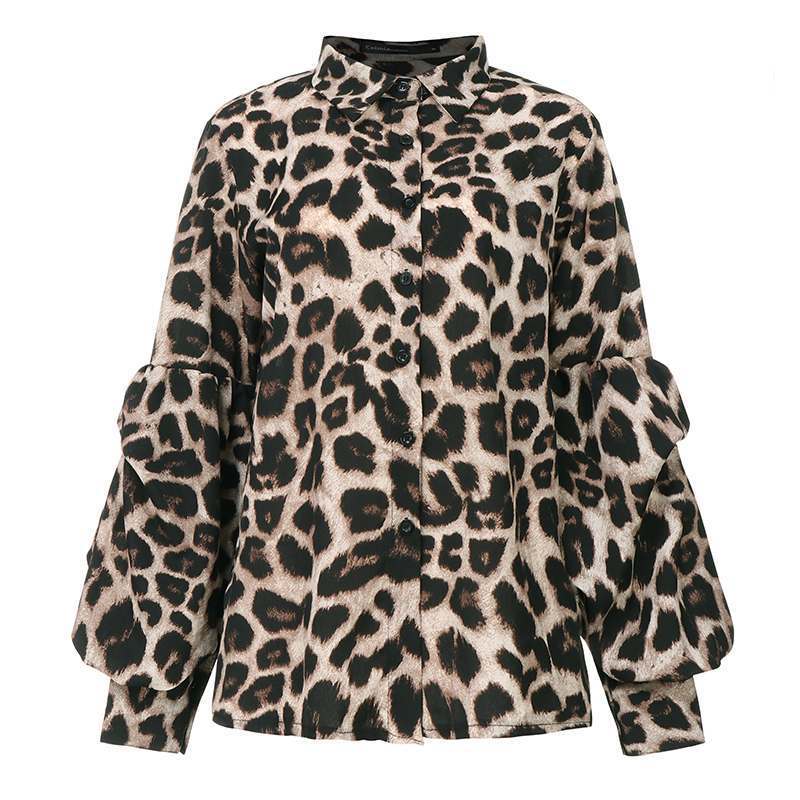 Women Sexy Leopard Print Tops