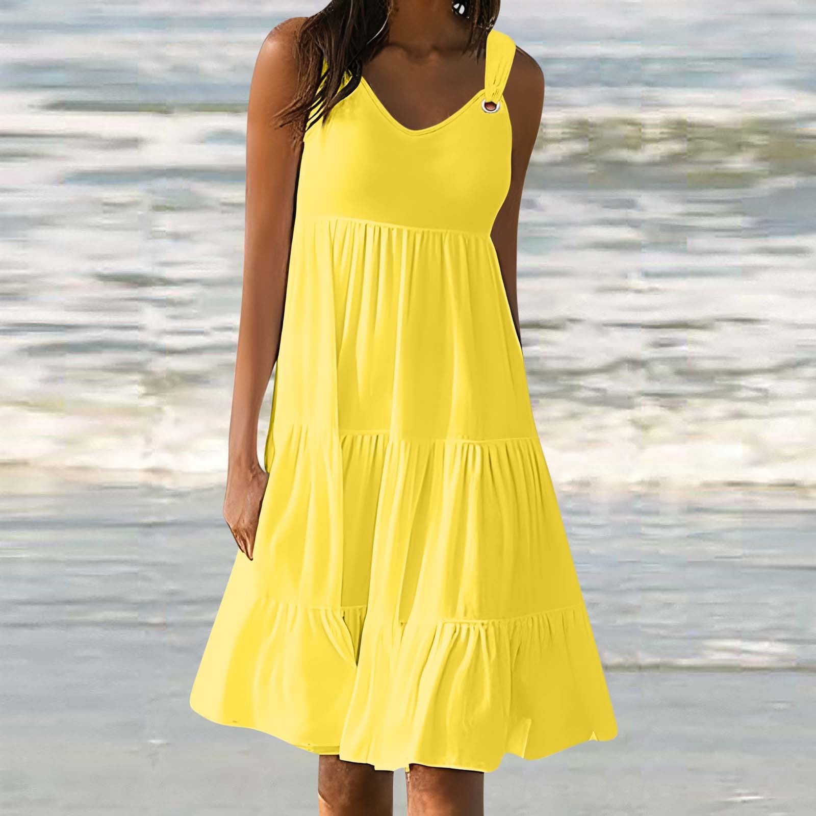 Casual Elegant Stitching Dress Women