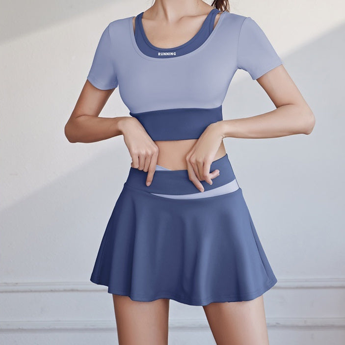 Quick-drying Anti-exposure Running Fitness Fake Skirts