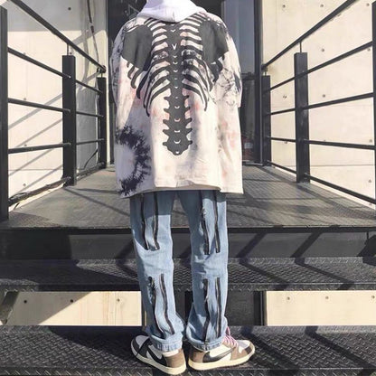 Patchwork pants and jeans