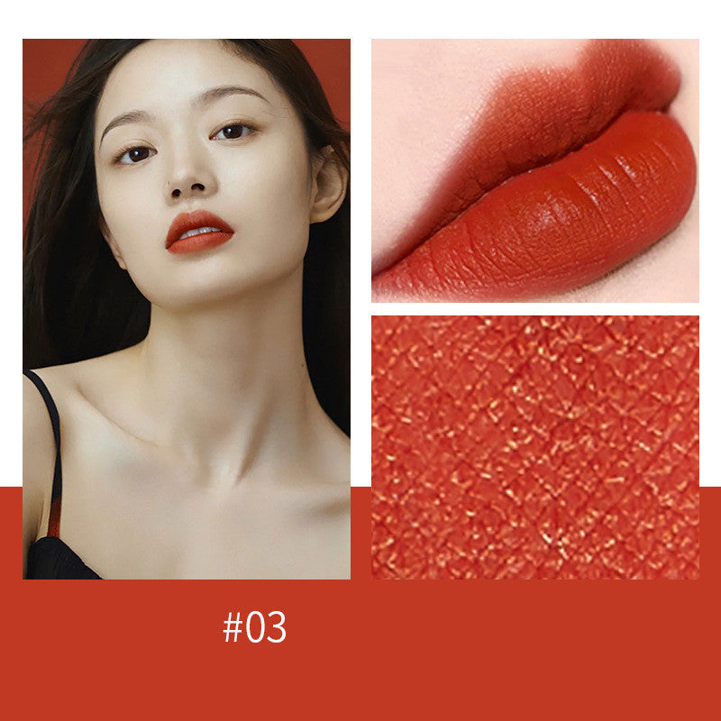 Slim-heeled Pipe Matte Velvet Lambskin Does Not Stick To The Cup And Does Not Fade Lip Gloss