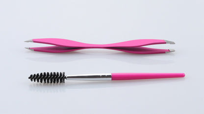 Eyebrow clip eyebrow comb