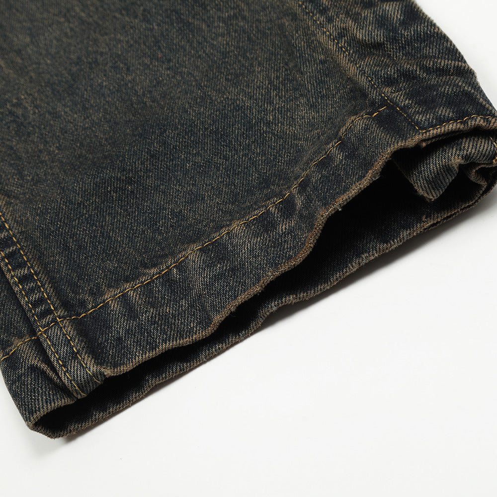 Multi-pocket Jeans Men's Loose Pants