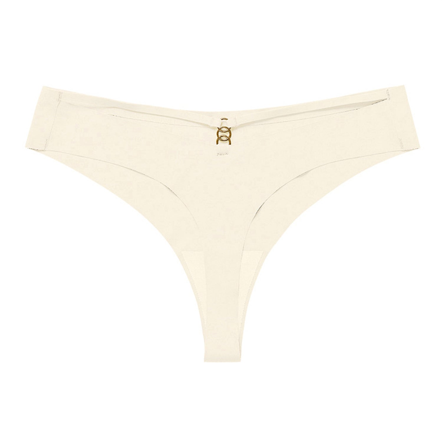 Panties Set Women Seamless Panties Sexy Low-Waist G-String Thong Ice Silk Underwear Hollow Out T-Back Solid Bandage Female Lingerie