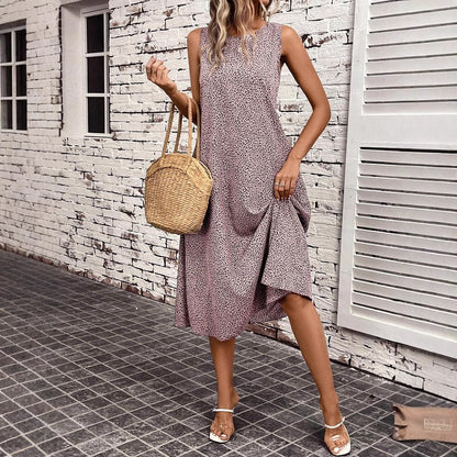 Casual Strap Floral Dress Women