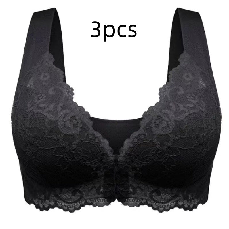 Plus Size Push Up Bras Breathable Women's Lace