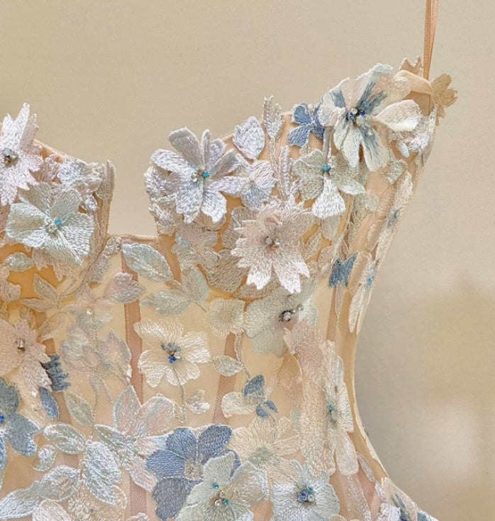 V-neck Stitching Party Evening Dress Women