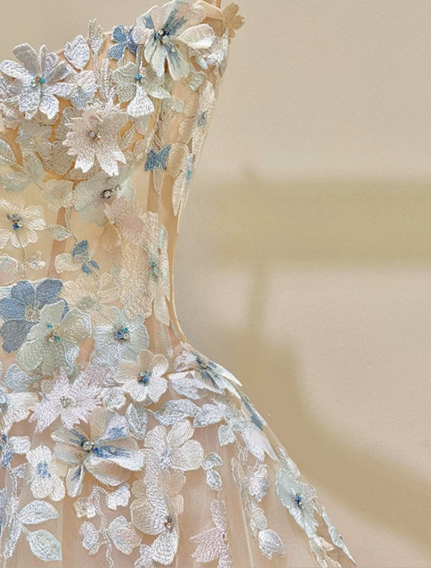 V-neck Stitching Party Evening Dress Women