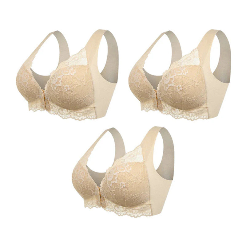 Plus Size Push Up Bras Breathable Women's Lace
