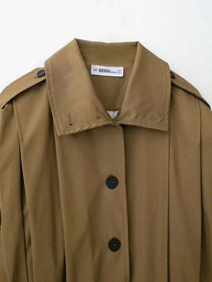 Women's Jacket 2025 New Women's Pleated Jacket Fashionable Hundreds of Women's Tops