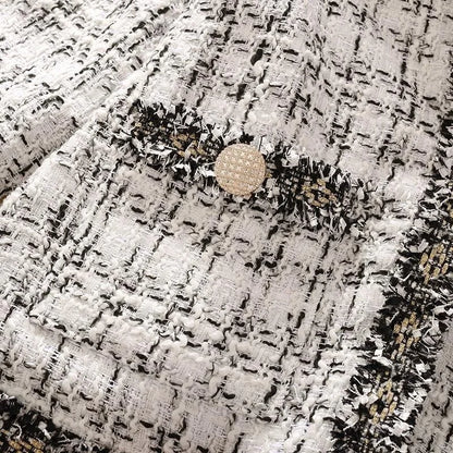 Women's Jackets  Women's Jacket Spring new Trendy Ladies Short Joker Temperament Small Fragrant Tweed Coat Tweed Coat Cardigan