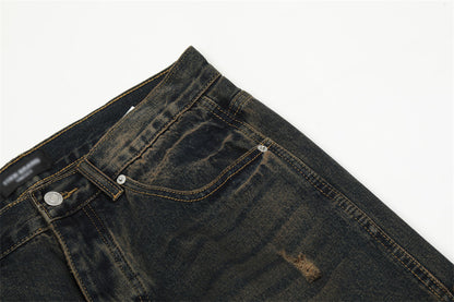 Multi-pocket Jeans Men's Loose Pants
