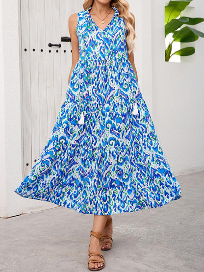 Fashionable Casual Sleeveless Dress Women