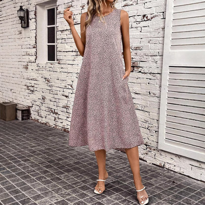 Casual Strap Floral Dress Women