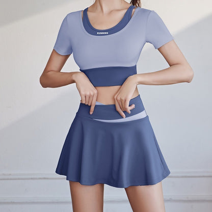 Quick-drying Anti-exposure Running Fitness Fake Skirts