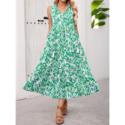 Fashionable Casual Sleeveless Dress Women