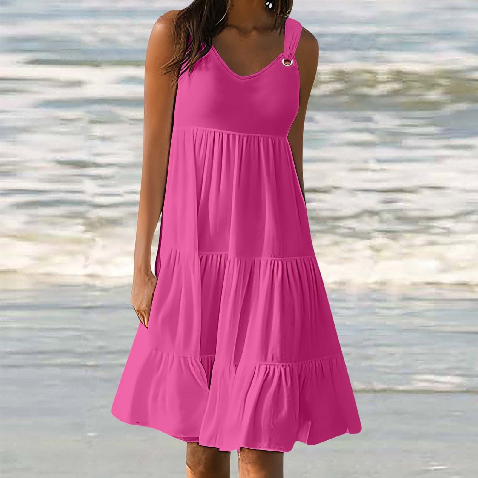 Casual Elegant Stitching Dress Women