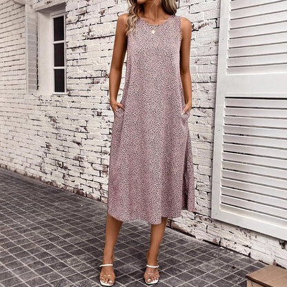 Casual Strap Floral Dress Women